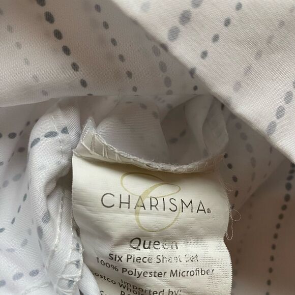 Charisma Dotted Lined Bd Pillow Case Set - Picture 3 of 4